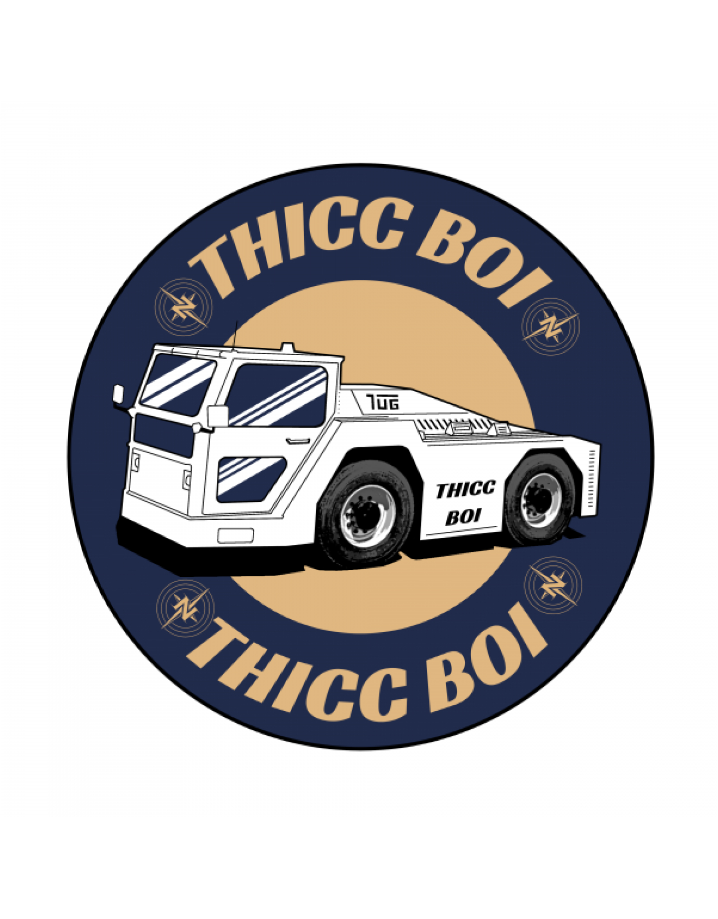 Thicc Boi Collectible Sticker